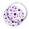 Image digitale - Etoiles multi-tailles - Violet et blanc
