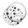 Image digitale - Etoiles multi-tailles - Gris et blanc