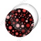 Image digitale - Etoiles multi-tailles - Rouge et noir