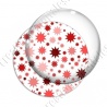 Image digitale - Etoiles multi-tailles - Rouge et blanc