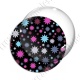 Image digitale - Etoiles multi-tailles - Bleu et rose