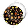 Image digitale - Etoiles multi-tailles - jaune et noir