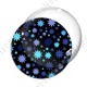 Image digitale - Etoiles multi-tailles - Bleu et noir