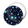 Image digitale - Etoiles multi-tailles - Bleu et noir
