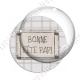 Image digitale - Bonne fête papi - fond couture