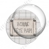 Image digitale - Bonne fête papi - fond couture