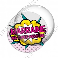 Image digitale - Comics - Marraine ma superhéroine
