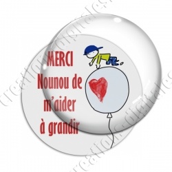 Image digitale - Merci Nounou de m'aider à grandir