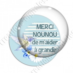 Image digitale - Merci Nounou de m'aider à grandir