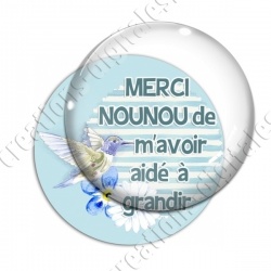 Image digitale - Merci Nounou de m'avoir aidé à grandir