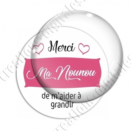 Image digitale - Merci ma nounou de m'aider à grandir