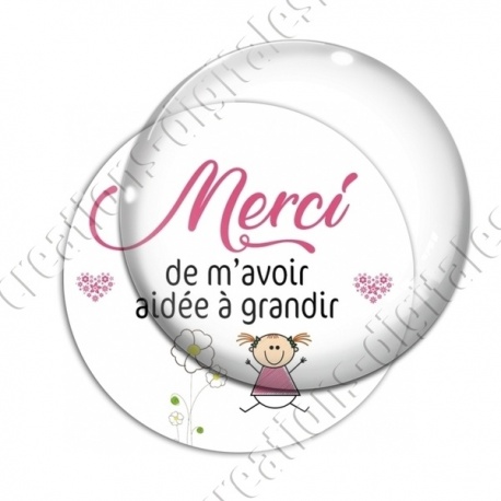 Image digitale - Merci de m'avoir aidée à grandir