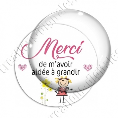 Image digitale - Merci de m'avoir aidée à grandir