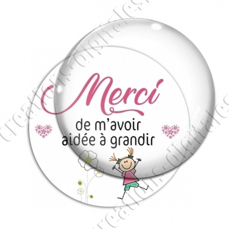 Image digitale - Merci de m'avoir aidée à grandir