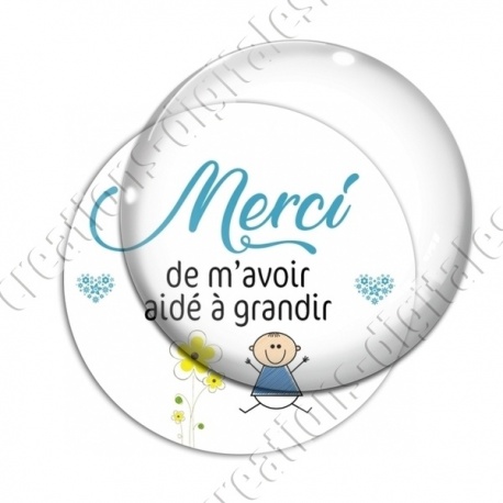 Image digitale - Merci de m'avoir aidé à grandir