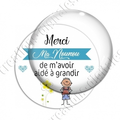Image digitale - Merci ma nounou de m'avoir aidé à grandir