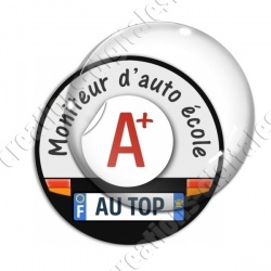 Image digitale - Moniteur d'auto école au top