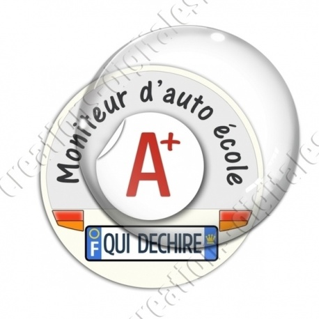 Image digitale - Moniteur d'auto école qui déchire