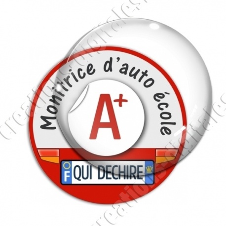 Image digitale - Monitrice d'auto école qui déchire
