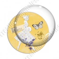 Image digitale - Elegance jaune 02