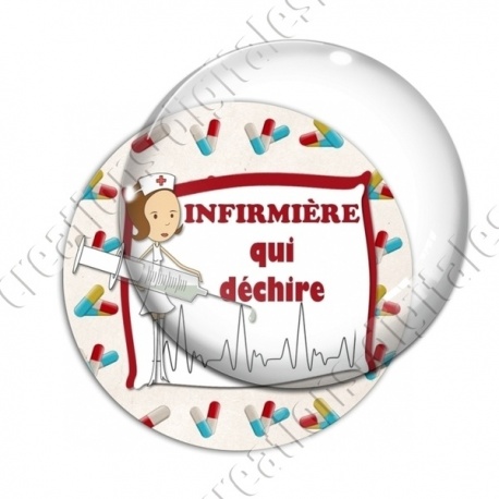 Image digitale - Infirmière qui déchire