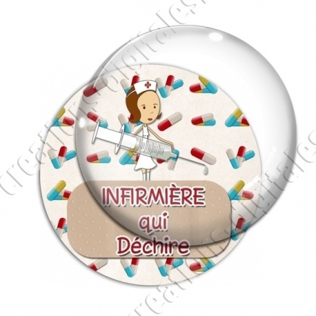 Image digitale - Infirmière qui déchire