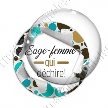 Image digitale - Sage-femme qui déchire