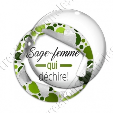 Image digitale - Sage-femme qui déchire