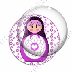 Image digitale - Matriochka rose