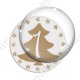 Image digitale - Avent 01 or et blanc
