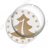 Image digitale - Avent 01 or et blanc