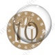 Image digitale - Avent 10 or et blanc