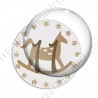 Image digitale - Avent 11 or et blanc