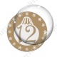 Image digitale - Avent 12 or et blanc