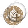 Image digitale - Avent 14 or et blanc