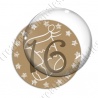 Image digitale - Avent 16 or et blanc