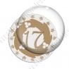 Image digitale - Avent 17 or et blanc