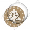 Image digitale - Avent 22 or et blanc
