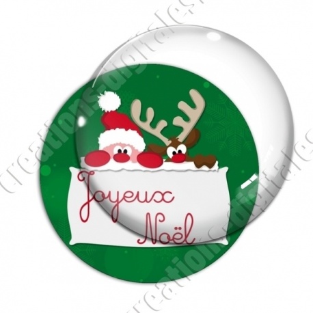 Image digitale - Joyeux Noël fond vert