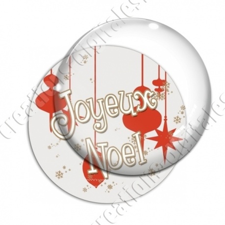Image digitale - Joyeux Noël - Boules