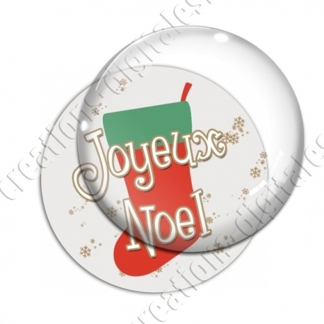 Image digitale - Joyeux Noël - Chaussette