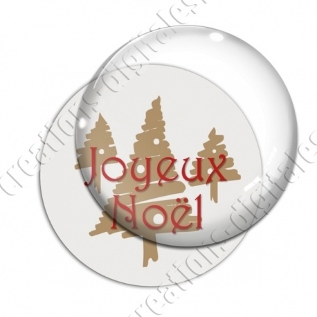 Image digitale - Joyeux Noël - Sapins