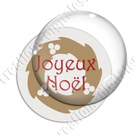 Image digitale - Joyeux Noël - Couronne