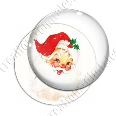 Image digitale - Père Noël  - Vintage 01