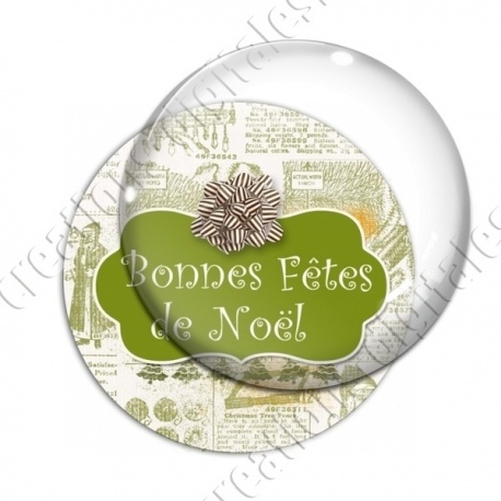 Image digitale - Bonnes fêtes de Noël - Vert 03