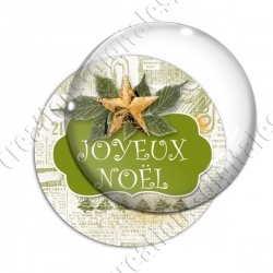 Image digitale - Joyeux Noël - Vert 01