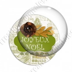 Image digitale - Joyeux Noël - Vert 02