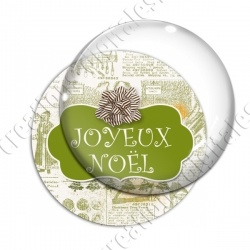 Image digitale - Joyeux Noël - Vert 03
