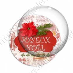 Image digitale - Joyeux Noël - Rouge 03