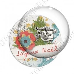 Image digitale - Joyeux Noël - Bijou Père Noël